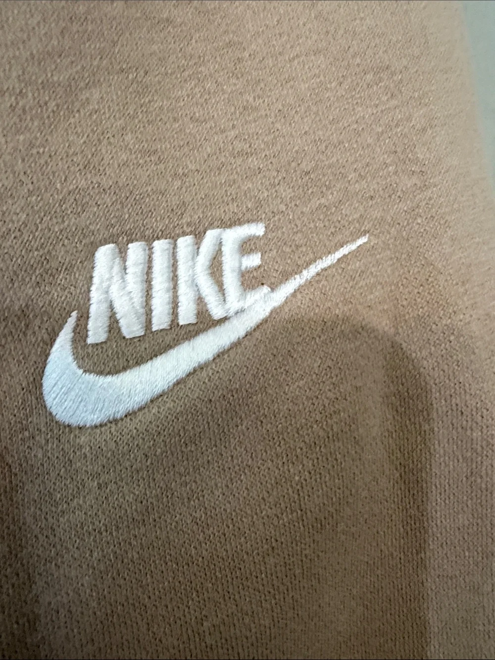 Nike Men’s Taupe Fleece Jogger Pants